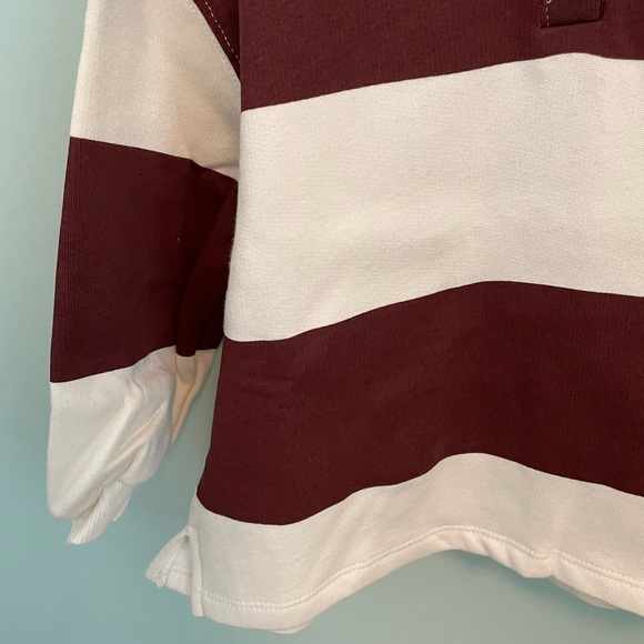 ZARA CHIP & DALE DISNEY STRIPED POLO SWEATSHIRT - Picture 5 of 8